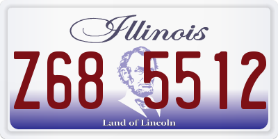 IL license plate Z685512