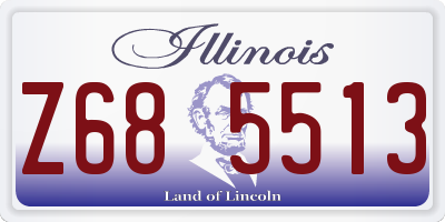 IL license plate Z685513