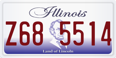 IL license plate Z685514