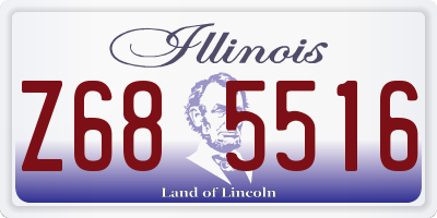 IL license plate Z685516