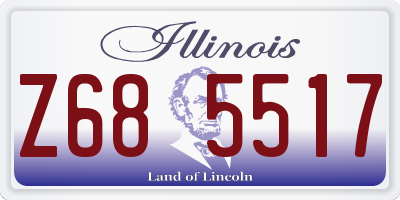 IL license plate Z685517