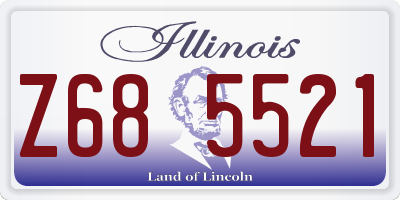IL license plate Z685521