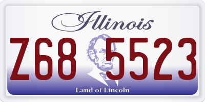 IL license plate Z685523