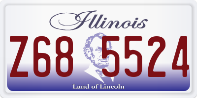 IL license plate Z685524