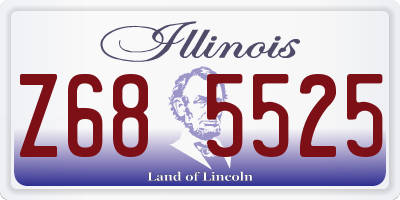 IL license plate Z685525