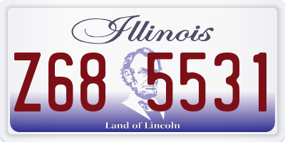 IL license plate Z685531