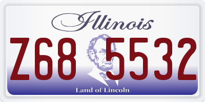IL license plate Z685532