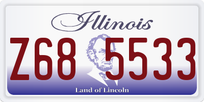 IL license plate Z685533