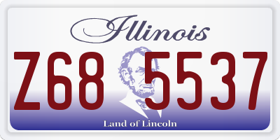 IL license plate Z685537
