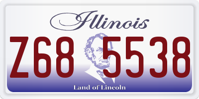 IL license plate Z685538