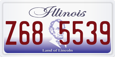IL license plate Z685539