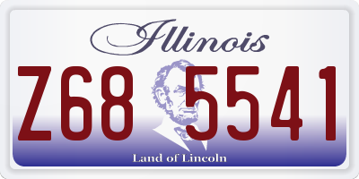 IL license plate Z685541