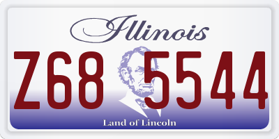 IL license plate Z685544