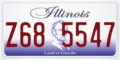 IL license plate Z685547