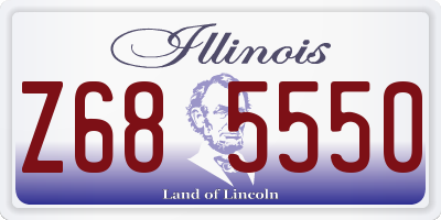 IL license plate Z685550