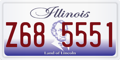 IL license plate Z685551