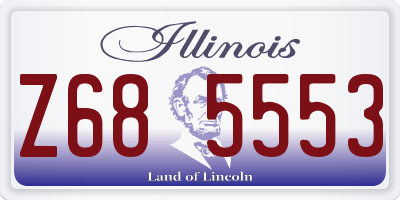 IL license plate Z685553