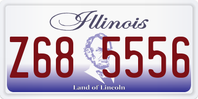 IL license plate Z685556