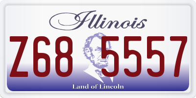 IL license plate Z685557