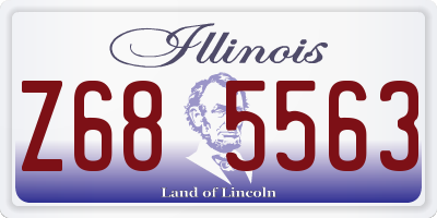 IL license plate Z685563