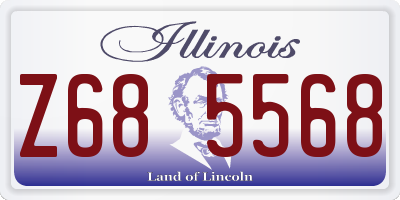 IL license plate Z685568