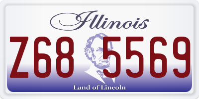 IL license plate Z685569