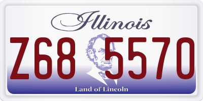 IL license plate Z685570