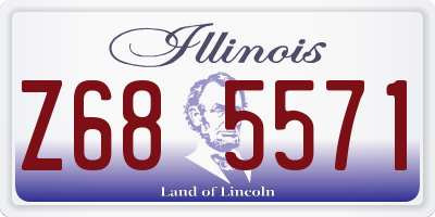 IL license plate Z685571