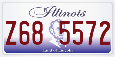 IL license plate Z685572