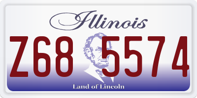 IL license plate Z685574