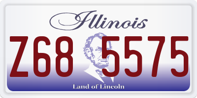 IL license plate Z685575
