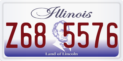 IL license plate Z685576
