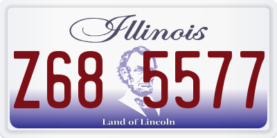 IL license plate Z685577