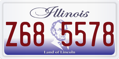 IL license plate Z685578