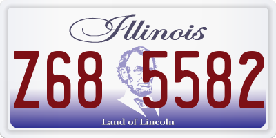 IL license plate Z685582