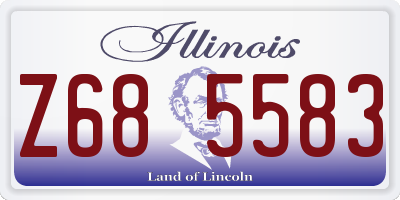 IL license plate Z685583