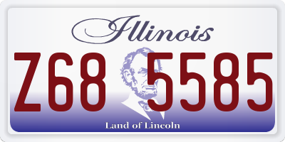 IL license plate Z685585