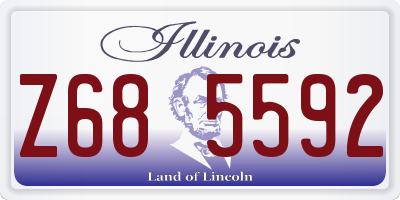 IL license plate Z685592
