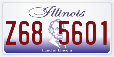 IL license plate Z685601
