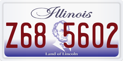 IL license plate Z685602
