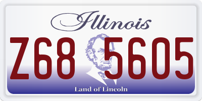 IL license plate Z685605