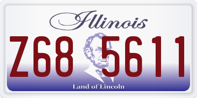IL license plate Z685611