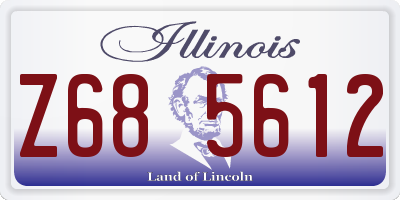 IL license plate Z685612
