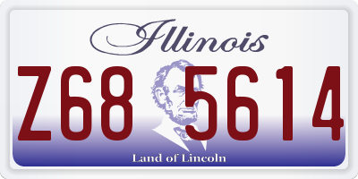 IL license plate Z685614