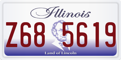 IL license plate Z685619