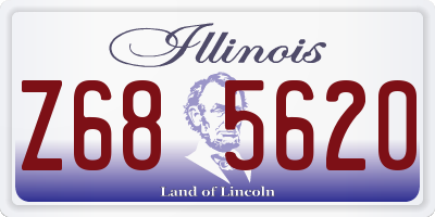 IL license plate Z685620