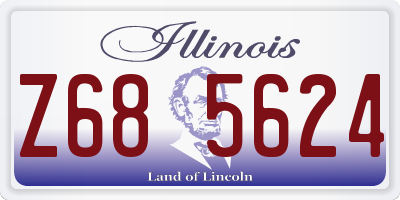 IL license plate Z685624