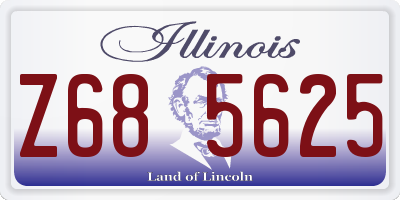 IL license plate Z685625