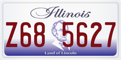 IL license plate Z685627