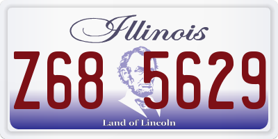 IL license plate Z685629
